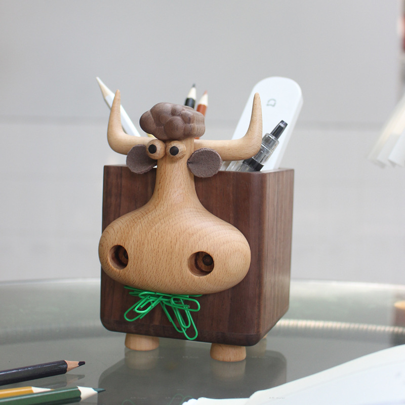 Porte-stylo en bois en forme d - Pen Holder Magnetic avis et prix