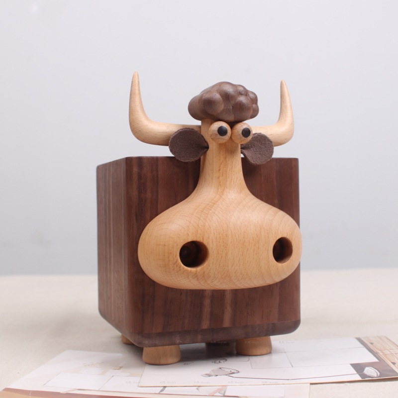 Porte-stylo en bois en forme d - Pen Holder Magnetic avis et prix