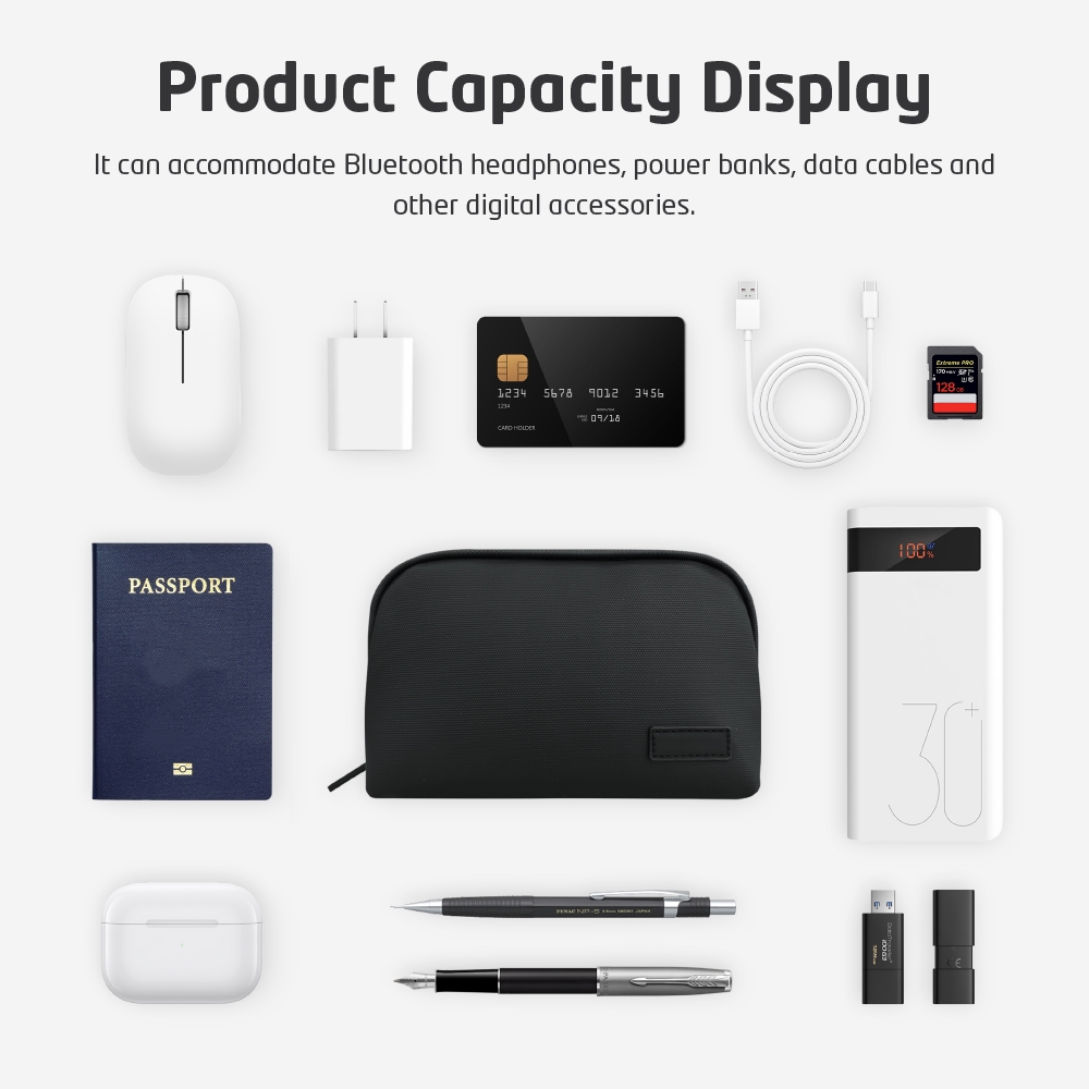 Pochette technique légère rési - Tech Accessories Travel Case avis et prix